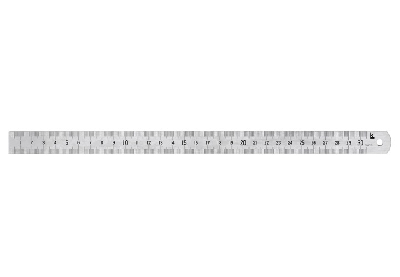 Линейка измерительная 300х19мм металлическая, госреестр № 74468-19