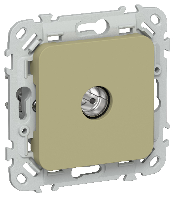 FLITE Розетка TV экранированная оконечная тип M РТВм-1-1-1-ФлО оливковый IEK