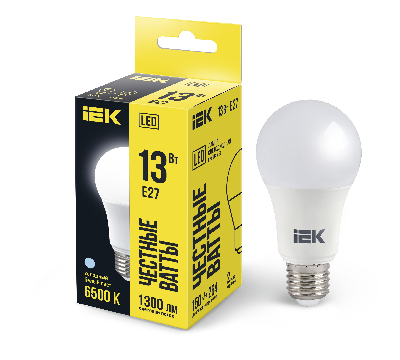 Лампа светодиодная LED 13вт Е27 дневной ECO