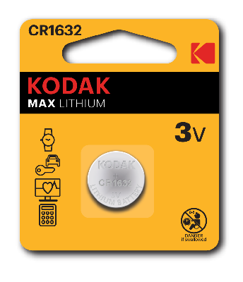 Батарейка CR1632-1BL MAX Lithium (60/240/36000)