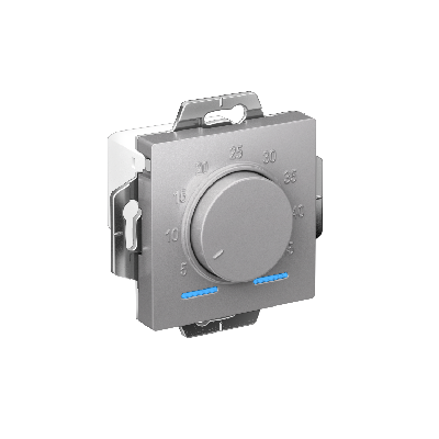 ATLASDESIGN ТЕРМОСТАТ электрон. теплого пола с датчиком, 10A, механизм, АЛЮМИНИЙ