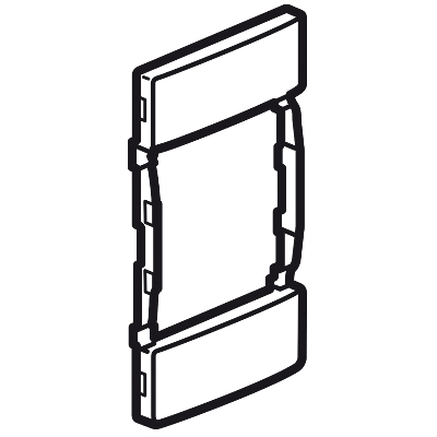 VALENA Накладка универсальная рамочная для двойной розетки