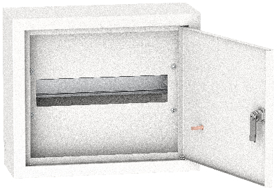 TITAN 3 Корпус металлический ЩРн-12 (265х310х120) IP31 белый IEK
