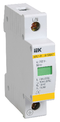 Ограничитель перенапряжений ОПС1-D 1P 5кА 230В