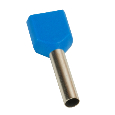 Наконечник штыревой втулочный под два провода НШвИ2 OptiKit T-Shv2-PVC- 2,5-12 (100шт)