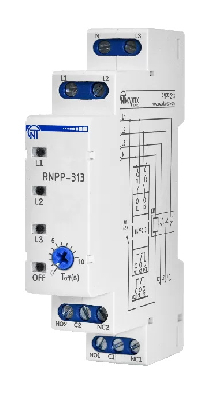 Реле напряжения, перекоса и последовательности фаз РНПП-313