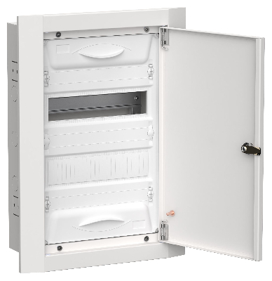 TITAN 5 Корпус металлический ЩРв-24 (1х24) 505х365х130мм IP31 белый (одна дверь)