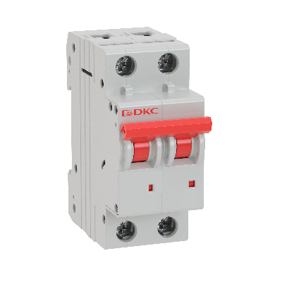 Выключатель автоматический модульный YON MD63-2C6-6 6kA