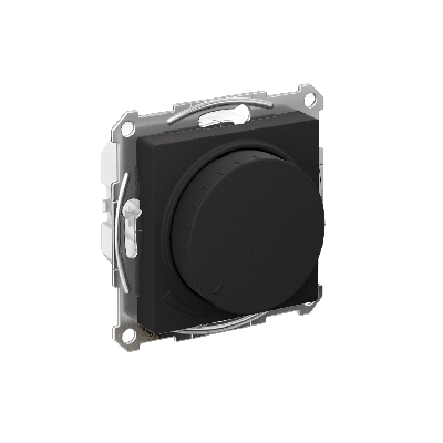 ATLASDESIGN СВЕТОРЕГУЛЯТОР (диммер) повор-нажим, LED, RC, 400Вт, мех., КАРБОН