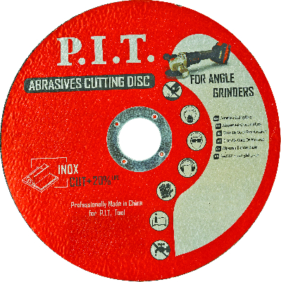 Диск отрезной по металлу P.I.T. 125x22,2x2,0 мм, 10 шт. в уп. (ACTW01-1253)