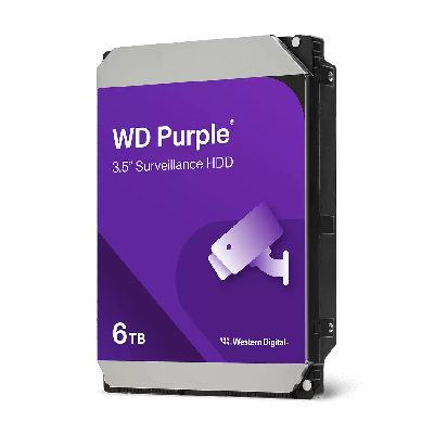 Жесткий диск 6TB Purple 3.5'', SATAIII, 5400 об/мин, 256 МБ