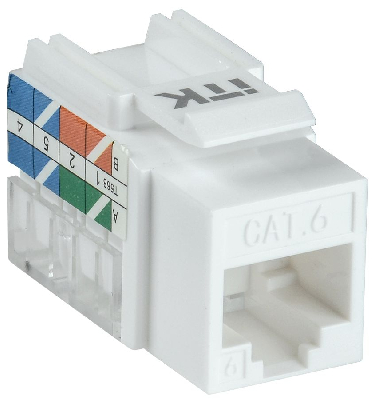 Модуль Keystone Jack кат.6 UTP 110 IDC 90град