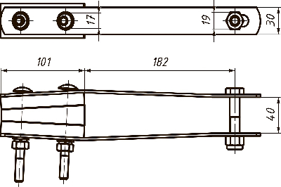 Зажим анкерный RPA 425/50