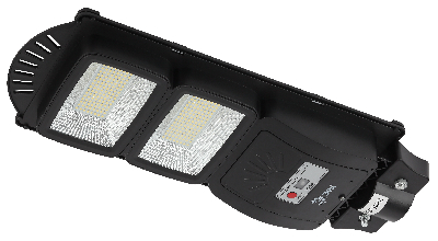 Консольный светильник на солн. бат., SMD, 40W, с датч. движ., ПДУ, 700Лм, 5000К, IP65