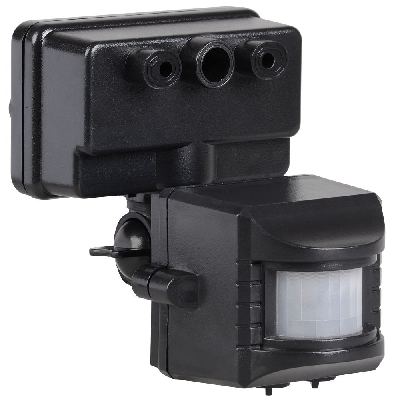 Датчик движения ИК для прожектора 150-500w 120 гр. 12м IP44 черный