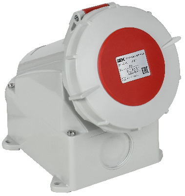 Розетка стационарная ССИ-1252 32А 6ч 380В 3P+PE+N IP67 IEK
