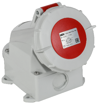 Розетка стационарная ССИ-1152 16А 6ч 380В 3P+PE+N IP67 IEK