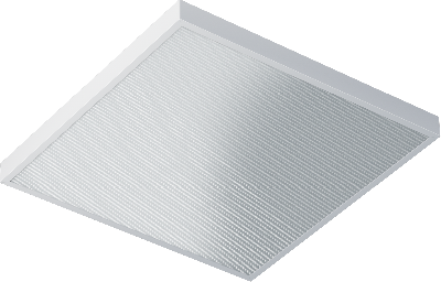 Светильник светодиодный ДВО-36w 595х595х45 4000К 4200Лм с блоком аварийного питания 1ч призма IP40