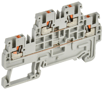 Колодка клеммная CP-ML 2 ур. 1,5мм2 серая IEK