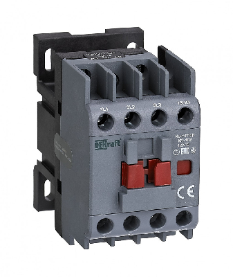 Контактор 12А 230В_АС АС3_ АС4 1НО+1НЗ КМ-102
