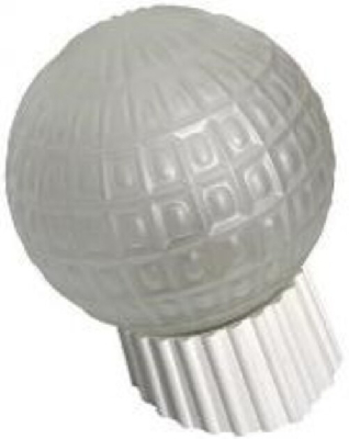 Светильник НББ-61-60-014 прозрачный стекло основание белый пластик