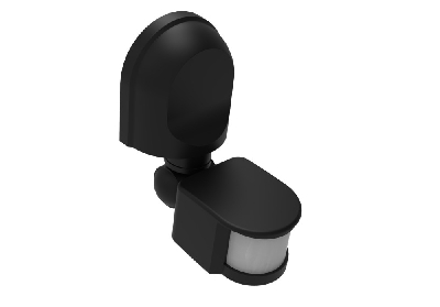 Датчик движения инфракрасный ДДИ-101 02 1200Вт 2-12м 180градус чёрный