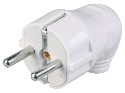 Евровилка угловая белая 16А