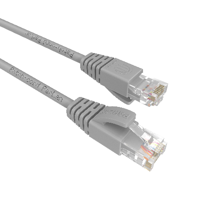 Патч-корд U/UTP Cat 5e ZH 4х2х0,60 Flex 0,15м серый