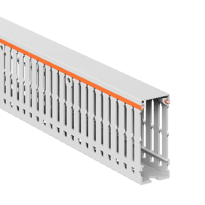 Короб перфорированный RLHF6 25x60, без галогенов, светло-серый