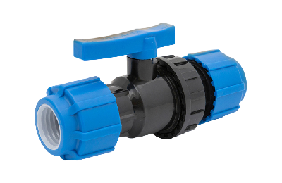 Кран шаровой компрессионный разъемный d 25