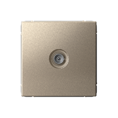 ARTGALLERY TV розетка оконечная 1DB, механизм, шампань