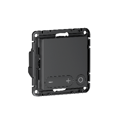 ATLASDESIGN SMART Термостат программируемый для   электрического теплого пола, Zigbee, 16 А, мех.,  ЧЕРНЫЙ
