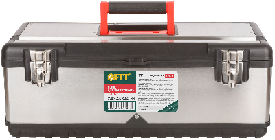 Ящик для инструмента пластиковый 23'' (59 х 28 х 22.5 см) металл.замки,облицовка из нерж.стали