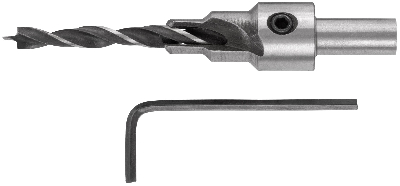 Сверло с зенкером для мебельных стяжек 5 мм/зенкер 9.5 мм (для стяжки 7х50)