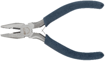 Плоскогубцы комбинированные ''мини'', синие ручки 120 мм