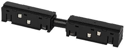 Коннектор питания прямой для магнитной трековой системы NOVA 48V TRM20-PCL-B черный