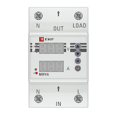 Реле напряжения и тока с с дисплеем MRVA 40A