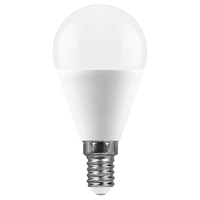 Лампа светодиодная LED 15вт Е14 теплый матовый шар