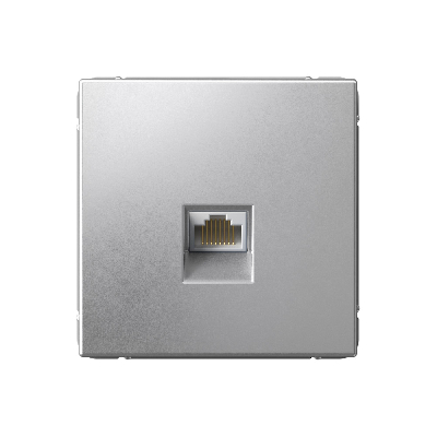 ARTGALLERY РОЗЕТКА компьютерная RJ45, кат. 5е, механизм, АЛЮМИНИЙ