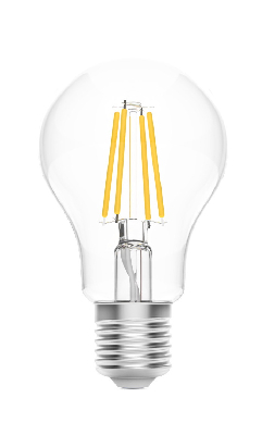 Лампа светодиодная умная филаментная LED 6.5 Вт 806 лм 2000-6500К E27 AC 220В IP20 изменение цветовой температуры и диммирование управление по Wi-Fi Smart Home Gauss