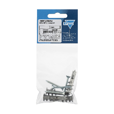 Анкер-дюбель DRIVA METAL с шурупом (4шт)