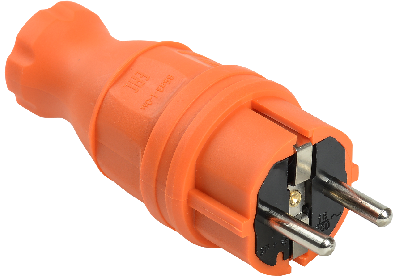 ВБп3-1-0м Вилка прямая ОМЕГА IP44 оранжевая