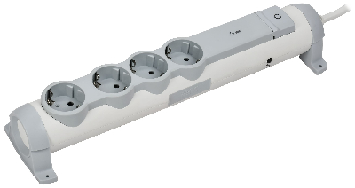 COMFORT Фильтр сетевой СФ-04К 16А 1,5м 3х1,5мм2 белый IEK