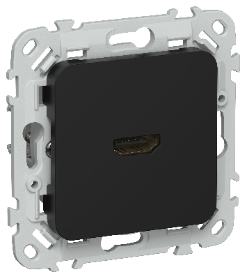 FLITE Розетка HDMI РШДМА-ФлЧ черный IEK