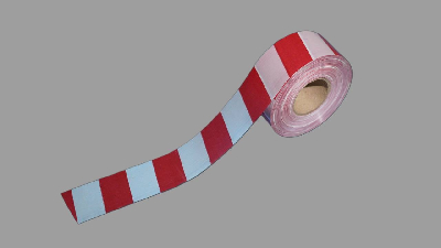 Лента оградительная 75мм(250м) 50мкм