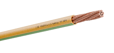 Провод силовой ПуГВнг (А)-LS 1х50 желто-зеленый барабан многопроволочный