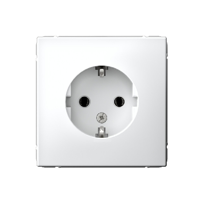 ARTGALLERY розетка с заземлением, 16А, механизм, белый