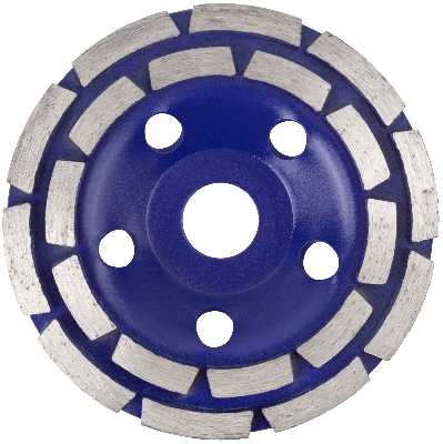 Диск алмазный шлифовальный, двойной сегмент CUTOP, 125 x 5.0 x 8.0 x 22.2 мм