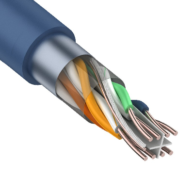 Витая пара F/UTP 4PR 23AWG CAT6 бухта 305м