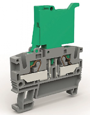 Клемма с держателем предохранителя на 4 кв.мм